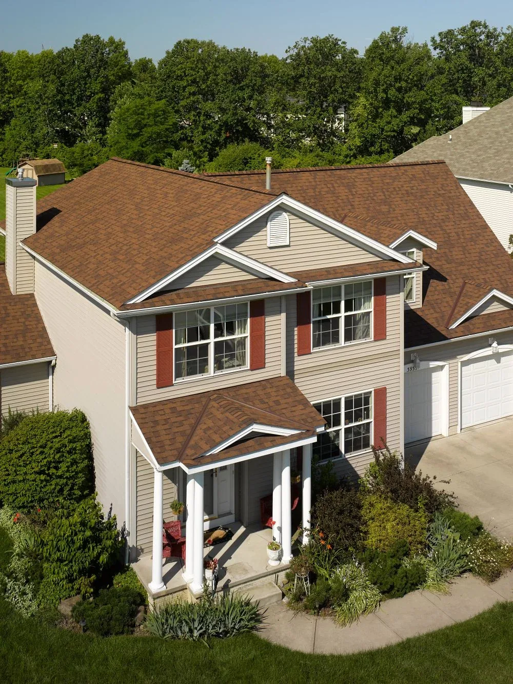 Burnt Sienna on a house